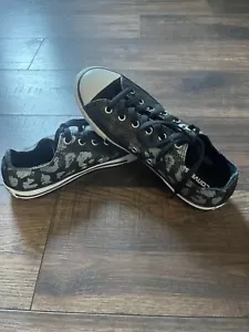 Zapatos Converse Chuck Taylor Brillo Negro Gris Estampado Animal Talla Jr Talla 5 - Imagen 1 de 7