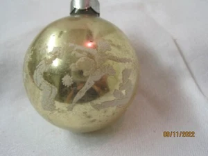 Vintage glass Christmas Ornament Children Playing Dancing Skating #24 - Picture 1 of 4