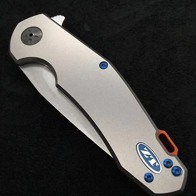 Blue Titanium Screw Set  Zero Tolerance 220 Anso Folder  ZT0220 (No Knife)  - Image 1 of 4