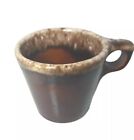 Vintage Hull Pottery Brown Drip Glaze USA Coffee Cup Mug