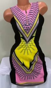 Versace Collection Barocco Black Printed Sleeveless Dress ( EU 42- US 6) $825 - Picture 1 of 6