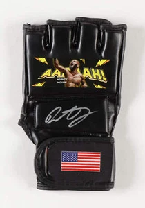 Demetrious "Mighty Mouse" Johnson Signed (Beckett) MMA Custom USA Glove - Becket - Picture 1 of 2