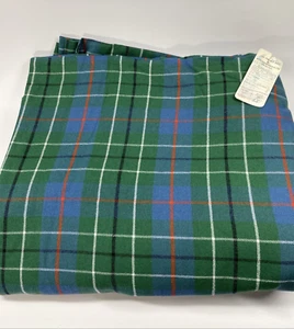 Duncan Ancient Scottish Tartan | VTG Peter Macarthur & Co 100% New Wool ~ 8 yds - Picture 1 of 14