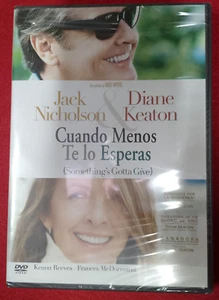 DVD CUANDO MENOS TE LO ESPERAS (Somethings gotta give) - Jack Nicholson - NEW !! - Picture 1 of 1