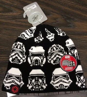 Disney Store Star Wars Stormtrooper Gorro Reversible Niños Sombrero Talla XS S 3-6 Foto 1 de 4