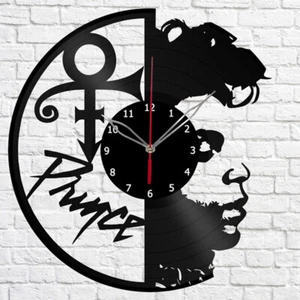 Vinyl Uhr Prinz Wanduhr Unikat Kunst Vinyl Schallplatte Wanduhr 1550 - Bild 1 von 12