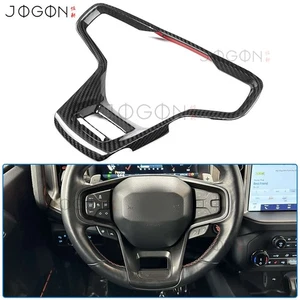 Dry Carbon Inner Steering Wheel Bezel Trim For Ford Bronco Raptor 2022-2024 2025 - Picture 1 of 13