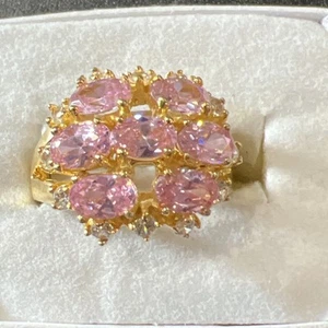 Ringgröße 8 rosa Steine - Bild 1 von 9