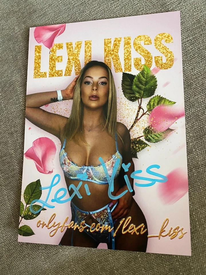Autogramm Lexi Kiss Erotik Model Venus handsigniert Original Autogrammkarte - Bild 1 von 1