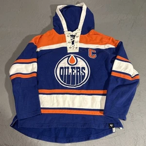 47 Marca NHL Wayne Gretzky Edmonton Oilers Sudadera con Capucha - Para Hombres Pequeña S - Imagen 1 de 4