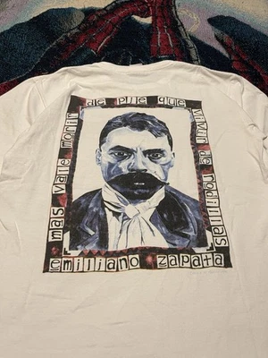 Vintage Y2K Homeboy Industries Emiliano Zapata Shirt Men's M Mexico Stains Jobs - Image 1 of 4