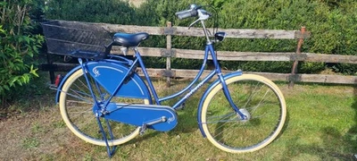 Gazelle Hollandrad, Blau Metallic, 3 Gang, Rh: 57 cm, Fahrrad, überholt, Unikat. - Bild 1 von 4