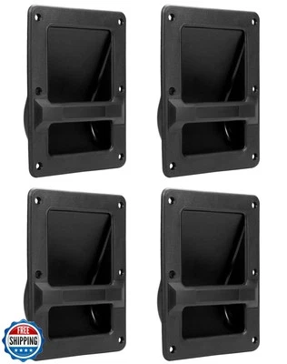 QWORK Plastic Speaker Cabinet Handles, 4 Pack Heavy Duty Recessed Holder, 6.3 - Image 1 of 4