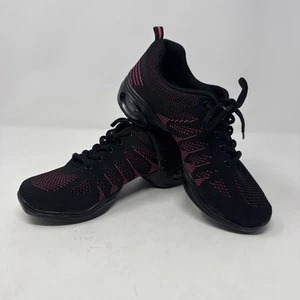 Women’s Size 7 Dance Sneaker Air Cushion Ballroom Sport Jazz Hip Hop Lace-Up - Picture 1 of 6