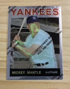 1996 Topps Finest Mickey Mantle Chrome #14 1964 #50 MLB HOF NM/Mt W/ Coating - Picture 1 of 2