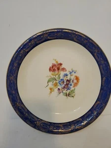 Vintage Madam Du Barry Barry Maroon 22K Gold Fruit/Dessert Bowl's By Stetson - Picture 1 of 4