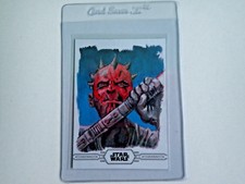 2019 Topps Star Wars Chrome Legacy Sketch Card Darth Maul Adam Everett Beck