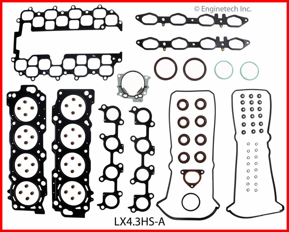Juego de juntas de culata de motor ENGINETECH, INC. LX4.3HS-AWB Foto 1 de 3