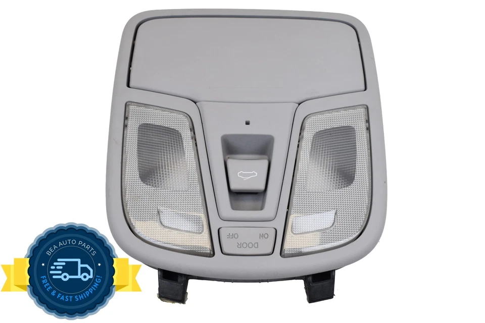 2014-2016 Kia Cadenza abajur mapa cúpula cinza com teto solar fabricante de equipamento original - Imagem 1 de 4