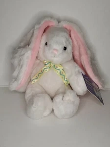 Hallmark Expressions White 'All Ears Bunny' 8" Plush Surprise Pocket Ears NWT - Picture 1 of 2