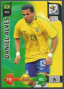 PANINI WORLD CUP SOUTH AFRICA 2010-BRAZIL-ADRENALYN XL-DANIEL ALVES - Picture 1 of 1
