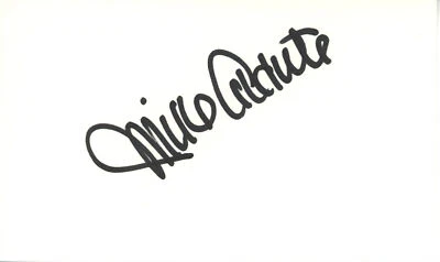 Mike Aldrete Autographed California Angels Index Card Beckett 45358 - Image 1 of 2