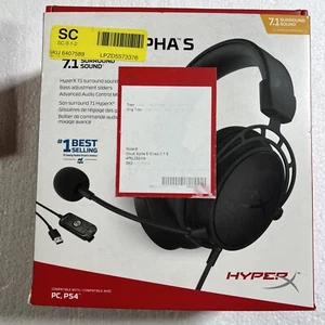 HyperX Cloud Alpha S Wired Over-Ear Gaming Headset - Blackout - Picture 1 of 5