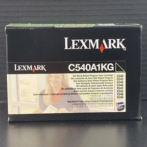 Lexmark C540A1KG Tonerkassette Schwarz - Neu Versiegelt - Druckertinte - Bild 1 von 6