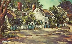 Postcard Roger Deering "Sunlight and Shadow" New England Sea Coast 1960 - Picture 1 of 1
