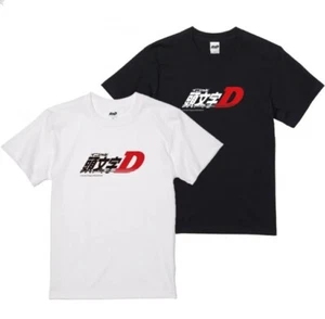 Japanese Anime " Initial D " Logo 5.6oz Heavy Weight 100%Cotton T-shirt Licensed - Picture 1 of 7