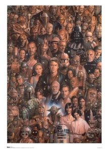 2008 Star Wars Saga Tsuneo Sanda Poster Druck #9405 Trends International versiegelt - Bild 1 von 4