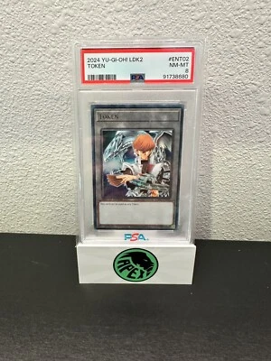 Yu-Gi-Oh! Seto Kaiba TCG Token Legendary Decks II LDK2-ENT02 Ultra Rare - PSA 8 - Image 1 of 2
