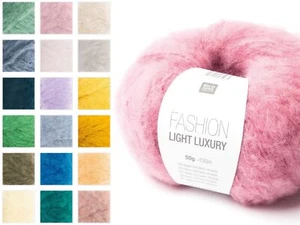 RICO FASHION LIGHT LUXURY Wolle Mischgarn weich mit Alpaka (50g, Farbauswahl) - Bild 1 von 70