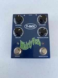 T-Rex Engineering Whirly Verb Digital Reverb Modulation Rare Guitar Effect Pedal - Picture 1 of 6