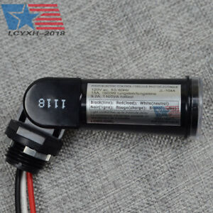 LED 120V Dusk To Dawn Outdoor Swivel Photo Cell Light Control Photocell Sensor