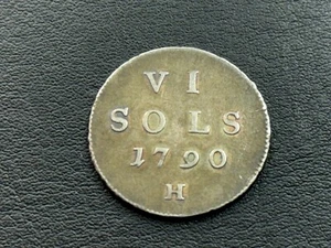 VI Sols 1790 H Leopold II. - RDR Silber W/23/1839 - Imagen 1 de 2
