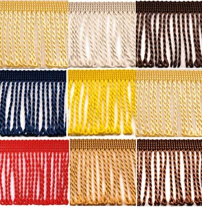 1-3 m  6cm Fransen Drellierfranse  Posementenband Fransenband Deko Wohntextilien - Bild 1 von 16