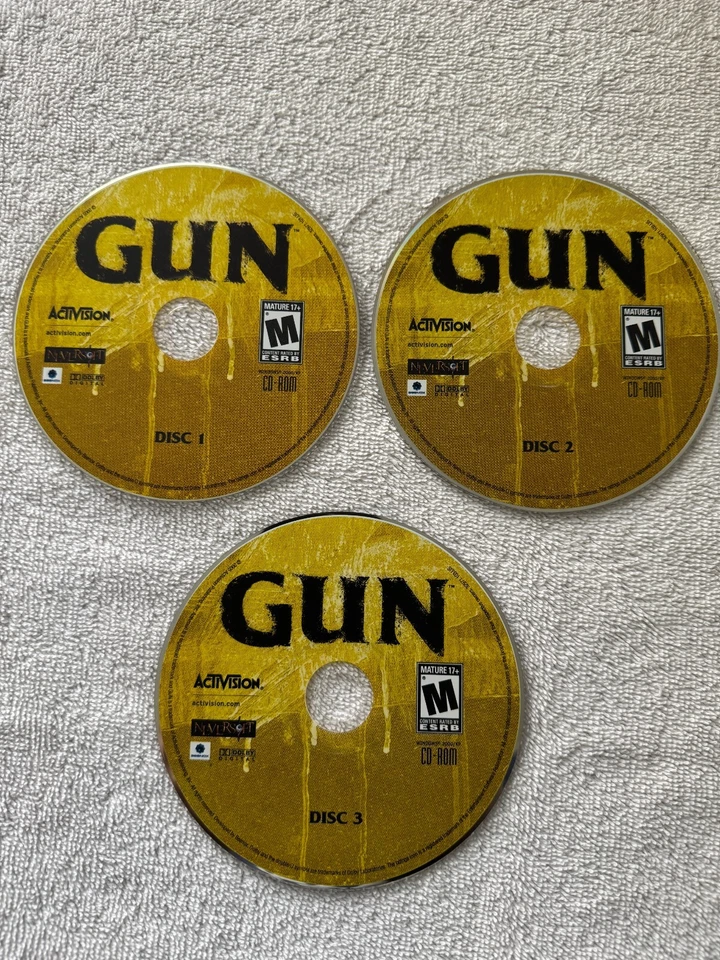 Gun 3 DVD PC Game (Activision 2005) - DVD'S ONLY!!!! - Image 1 of 1
