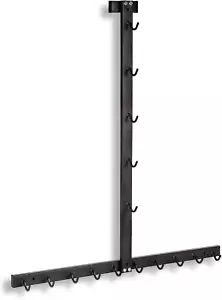 Wall-Mounted Gym Storage Rack – Holds LAT Pull Down Bars, Bands & Accessories - Picture 1 of 6