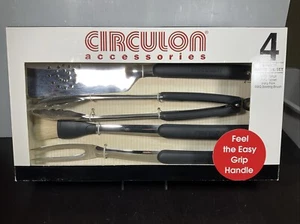Circulon 4 piece Stainless Steel BBQ Barbecue Grilling Tool Set, NIB, 2804 - Picture 1 of 6