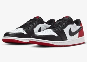 Nike Air Jordan 1 Low (GS) Black Toe Size 5Y (US 6.5W) Casual Sneakers Shoes ✅ - Picture 1 of 9