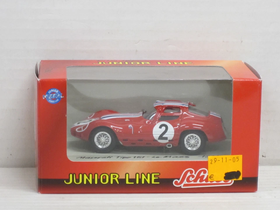 Maserati Tipo 151 Le Mans Nr.2 in rot Box Schuco 1:43 - Bild 1 von 3