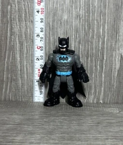 Fisher-Price Imaginext DC Super Friends Batman Hero Toy Figure Gray Black Blue - Picture 1 of 4