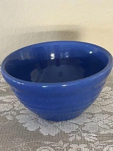 BAUER RINGWARE COBALT BLUE MIXING BOWL #30 6 1/4" VINTAGE - Picture 1 of 8
