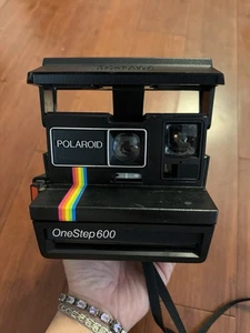 Vintage Polaroid Camera Spirit One Step 600 Land Instant Rainbow Stripe - Picture 1 of 3