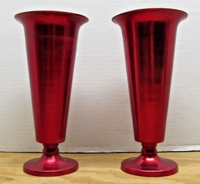 Macetas Navidad/Vacaciones Metal Aluminio Rojo 8" Alto (18,99) Foto 1 de 4