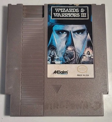 Wizards & Warriors III 3 (Nintendo Entertainment System, 1991 NES) Tested - Image 1 of 4