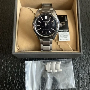 Seiko Watch Radio Wave Solar Men with Atomic Timekeeping Stainless Steel - Picture 1 of 9