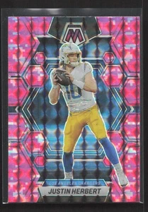 2023 Panini Mosaic #127 Justin Herbert Camo Pink Mosaic - Picture 1 of 2