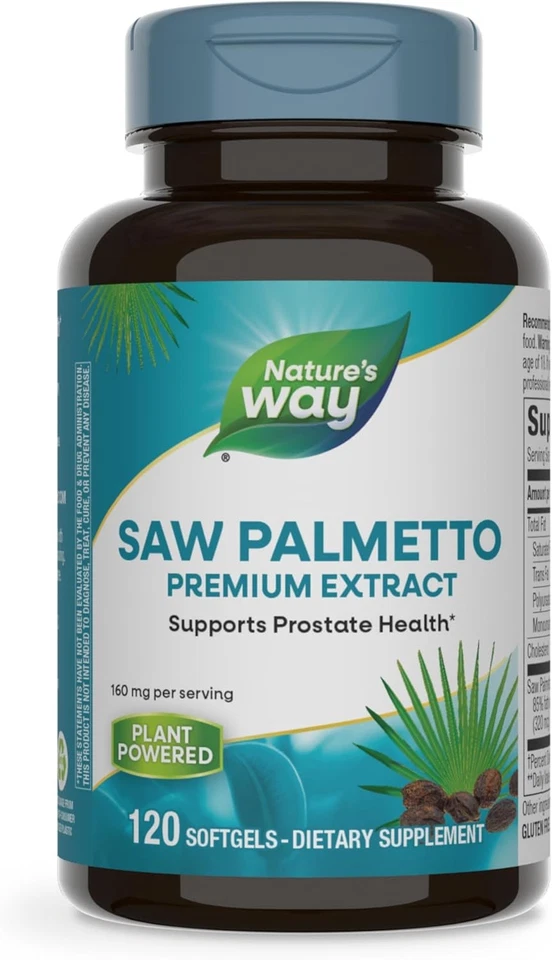 Super Saw Palmetto 120 Gels by Enzymatic Therapy